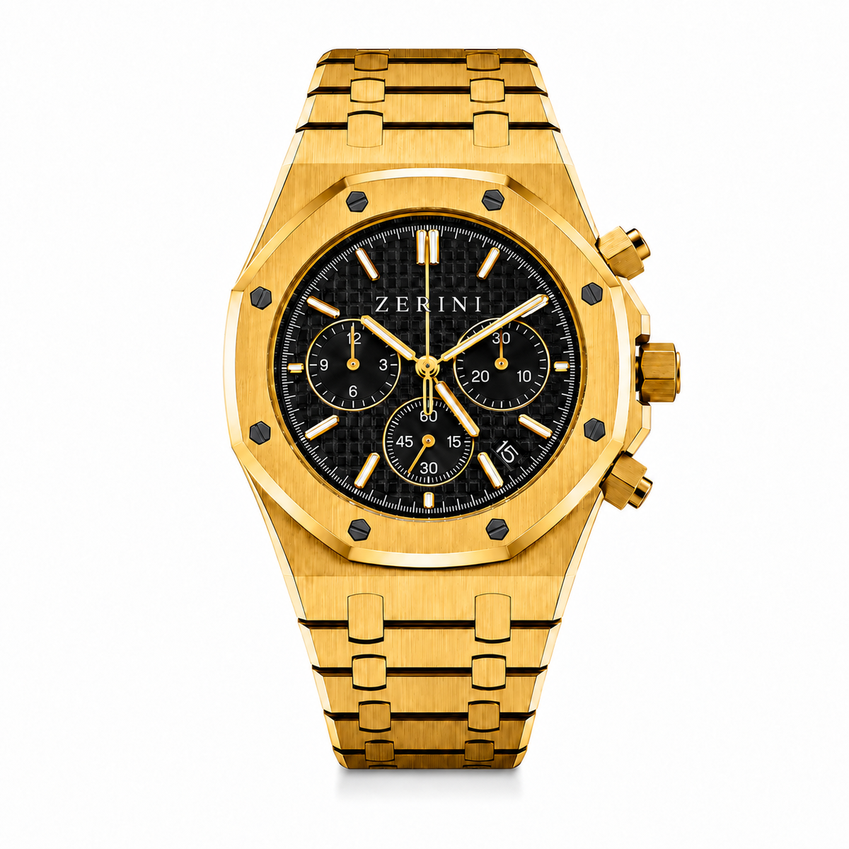 ZN AU RK Chronograph Gold & Black
