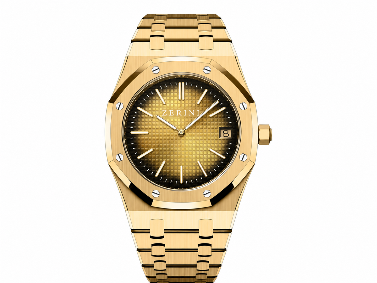 ZN AU RK Yellow Gold Smoked