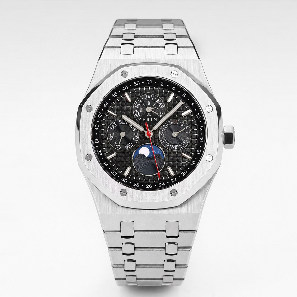 ZN AU RK PL CR Black Dial