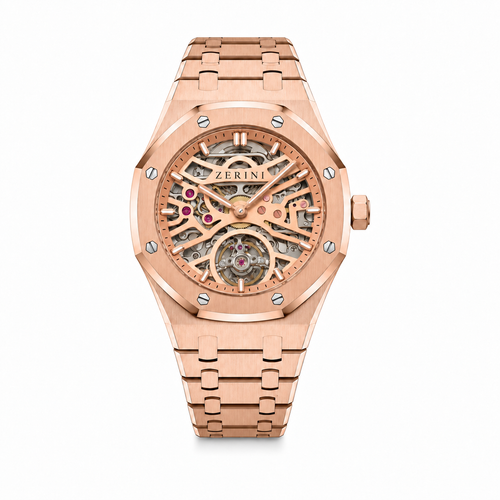 ZN AU RK Skeleton Rose Gold