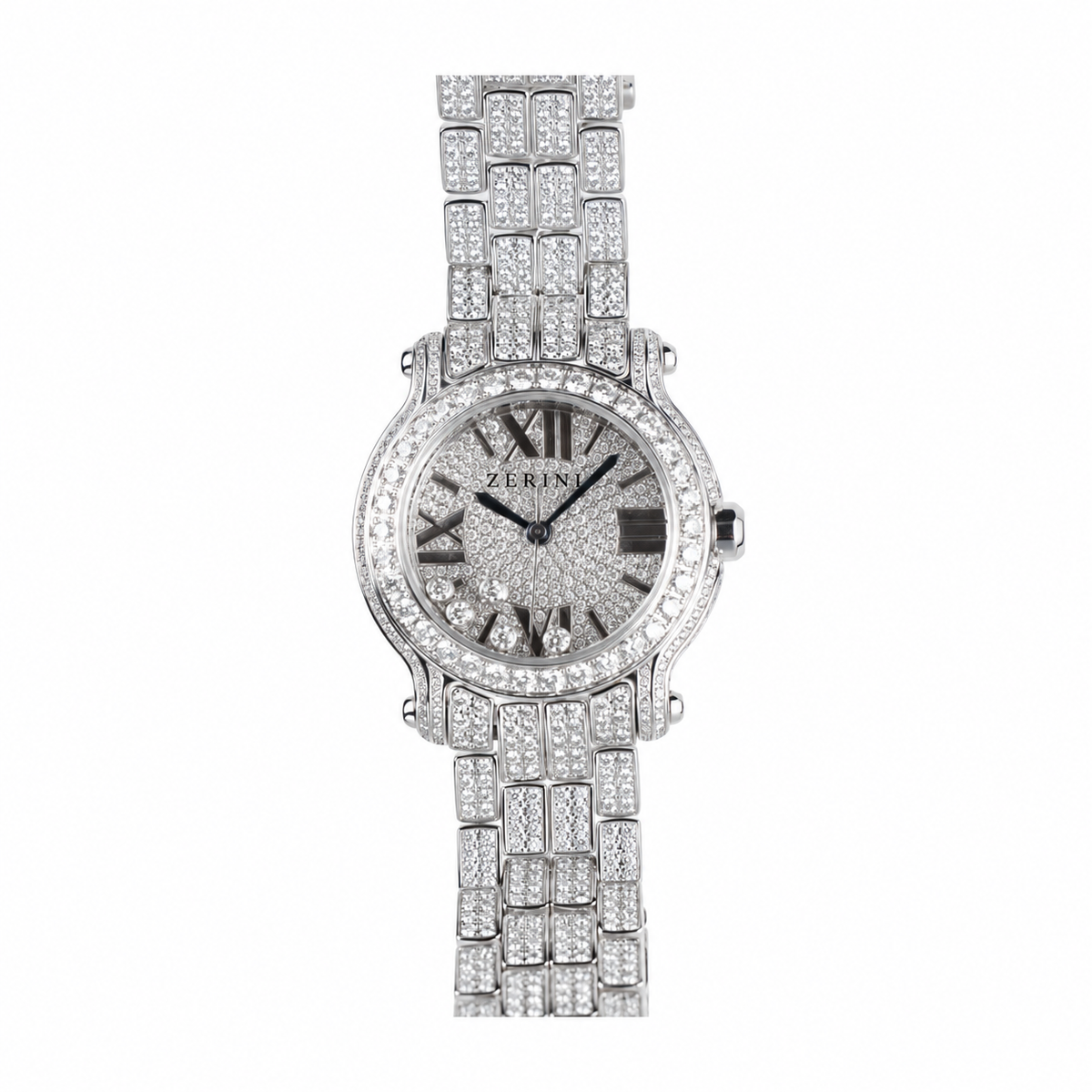 ZN CHP HS White Gold Diamond-Set Quartz