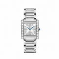 ZN CTR TK Stainless Steel Silver Dial Diamond Bezel
