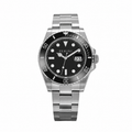 ZN RE SR Stainless Steel Black Dial